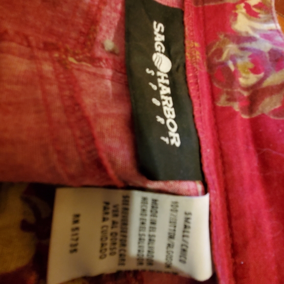 Red Floral Print Maxi Skirt - Picture 6 of 6